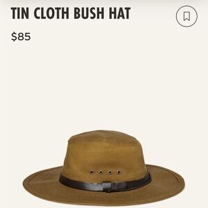 Filson Tin Bush Hat.
